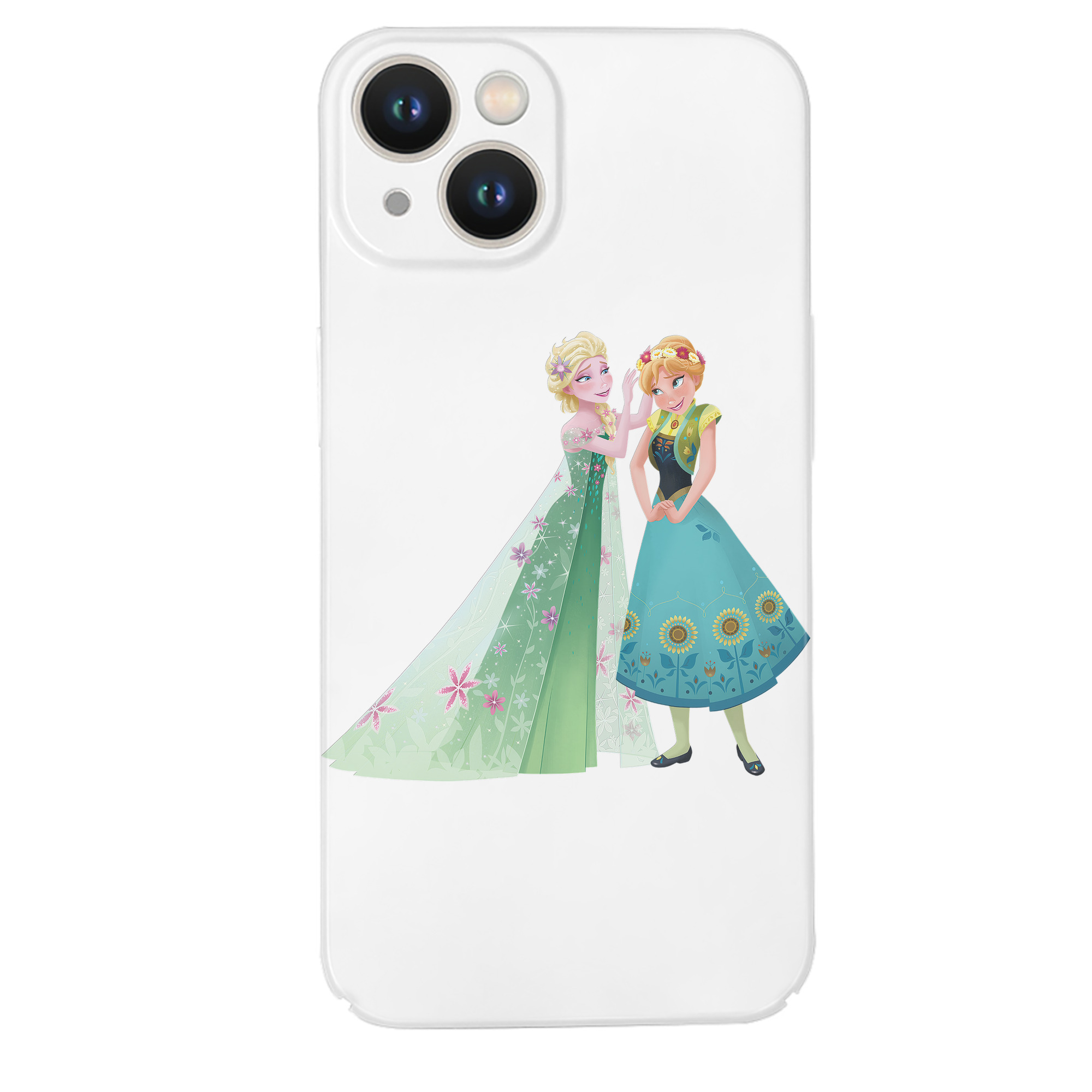 （画像用） アナと雪の女王 アンナ エルサ Frozen Anna Elsa 【iPhone 14シリーズ対応】ハードケース